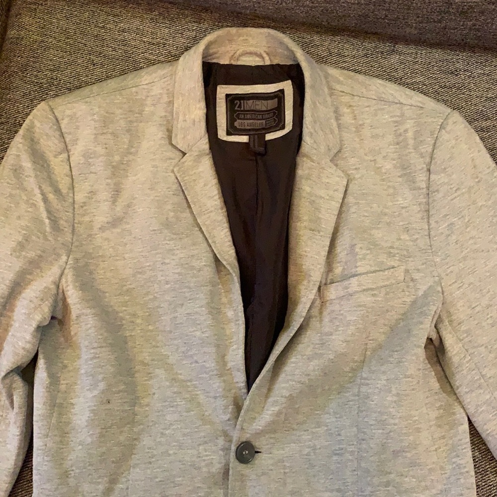 Casual light weight grey sports blazer